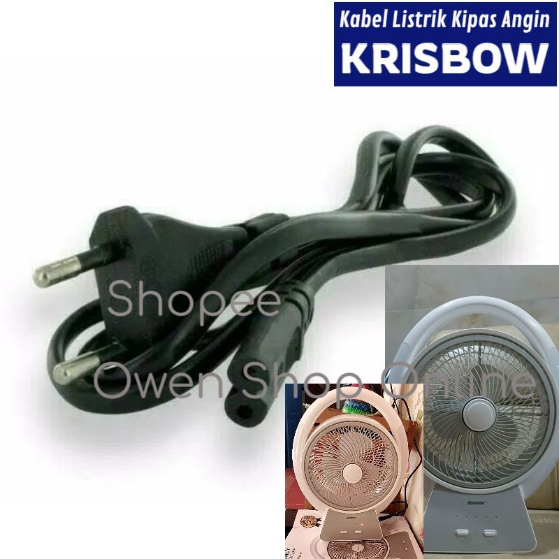 Kabel Adaptor Charger Krisbow Kipas Angin 8 Inch Emergency Lamp Fan 20 cm Ace Hardware