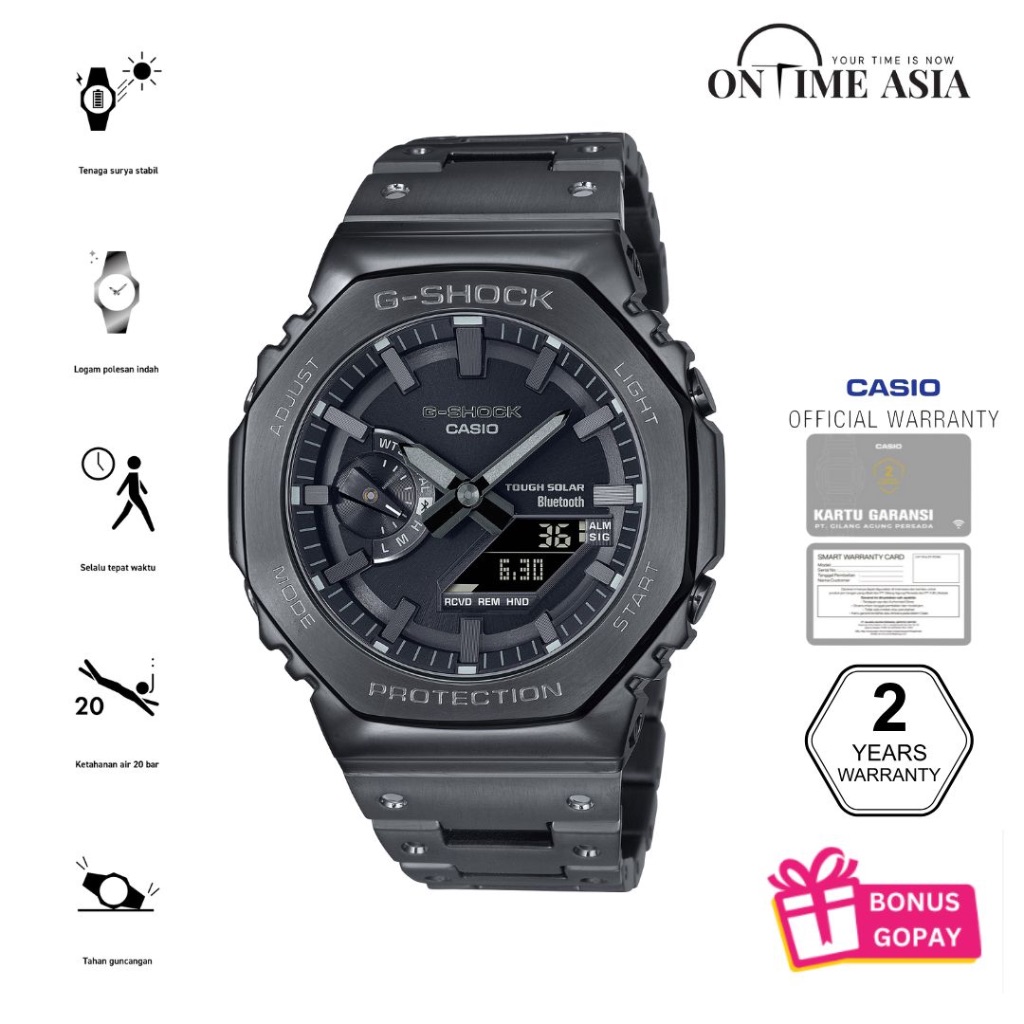 Casio G-Shock GM-B2100BD-1ADR / GM-B2100BD-1A Original & Garansi