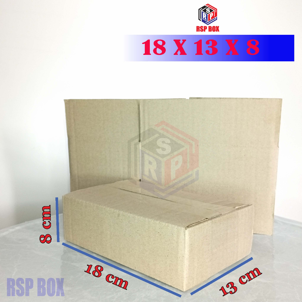 

Kardus packing ukuran 18x13x8 cm karton box dus packaging kemasan murah