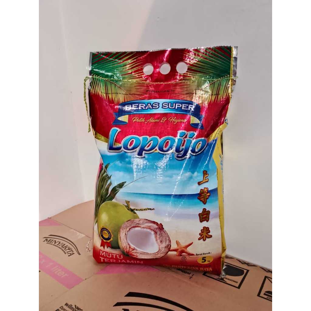 

Beras LOPO IJO kemasan 5 Kg x 4 pcs