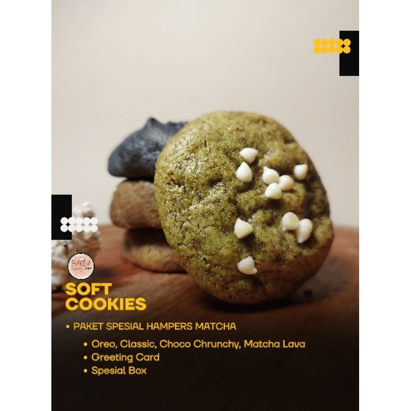 

Soft Cookies Paola | Paket special Hampers MATCHA /GIFT