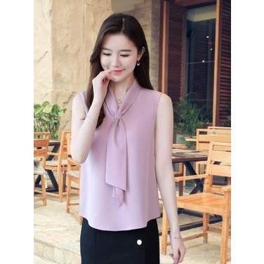 inner slevless, tanpa lengan blouse kemeja tanpa lengan