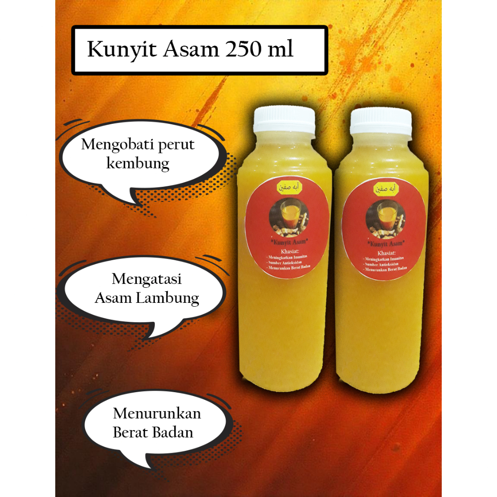 

Kunyit Asam 250 ml x 2 botol