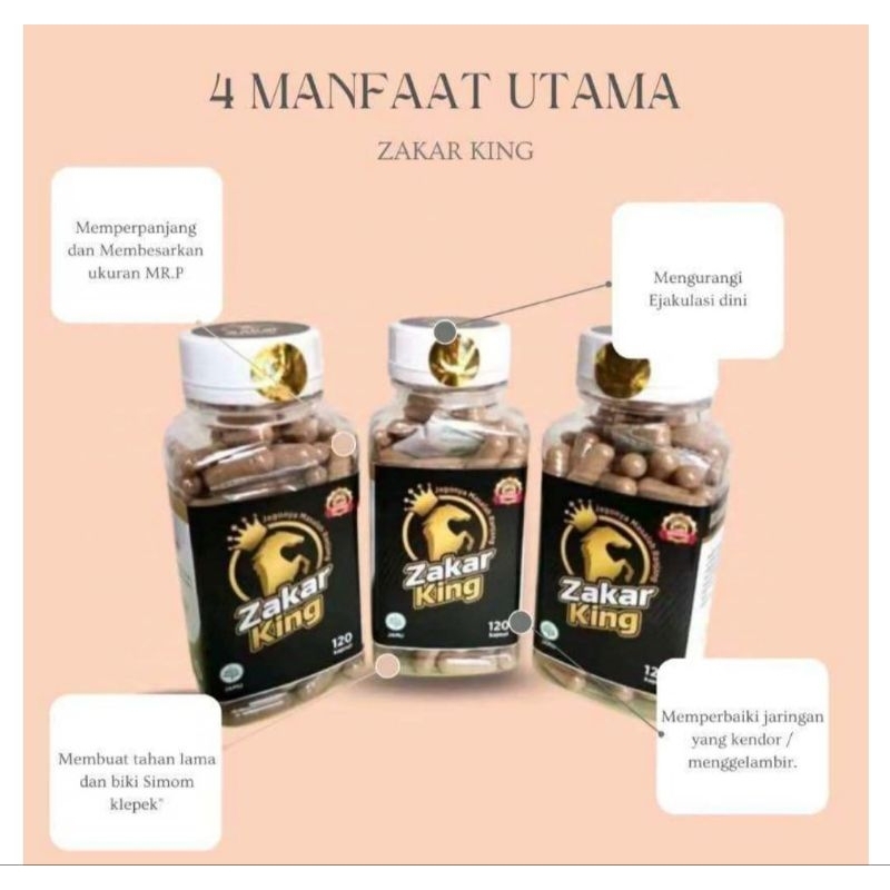Zakar King Isi 120 Kapsul