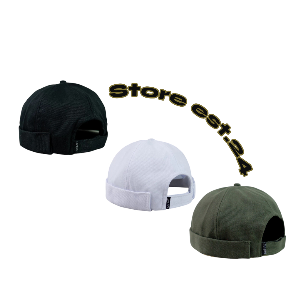 Peci Miki Hat / Topi Peci / Peci Hitam peci putih Polos Kopiah Dewasa