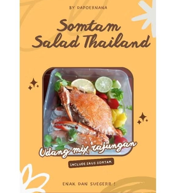 

Somtam Thailand Ready Pengiriman setiap hari