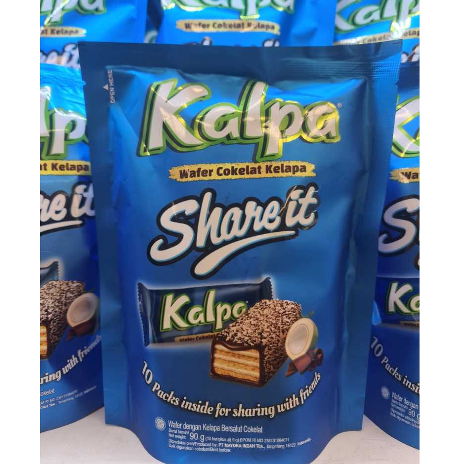 

Kalpa Share It Wafer Cokelat Kelapa Isi 10pcs