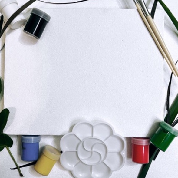 

Produk Keren Paket Melukis Kanvas 25x25 Cat Akrilik Kuas Palet Lukis Paket Menggambar Hemat BY TruffleArt