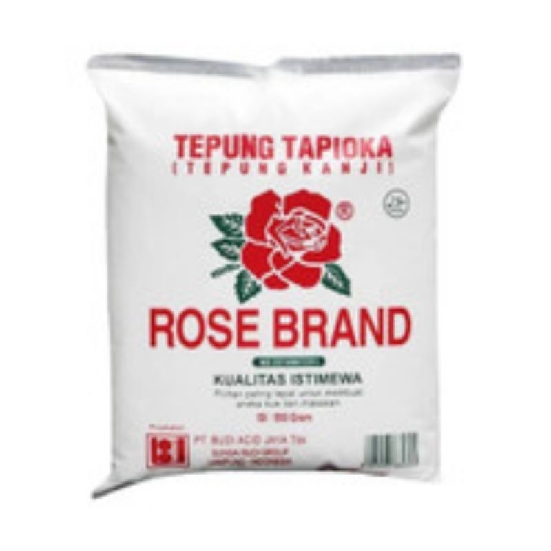 

TEPUNG TAPIOKA ROSE BRAND / TEPUNG KANJI KEMASAN 500 GRAM
