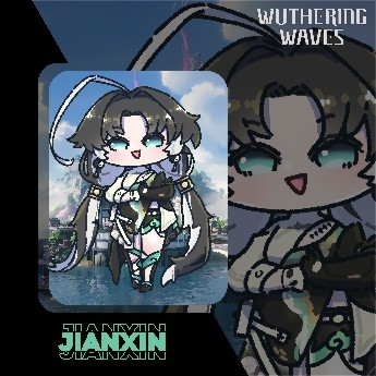

Gantungan Kunci Wuthering Waves Jianxin - Ganci - Key Chain