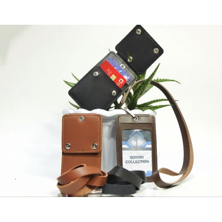 

Langsung Miliki id card holder lanyard dengan penutup kartu