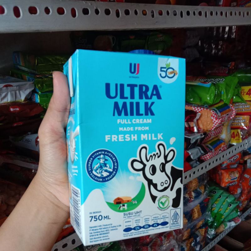 

[Harga grosir] Ultra Milk susu uht putih 750 ml