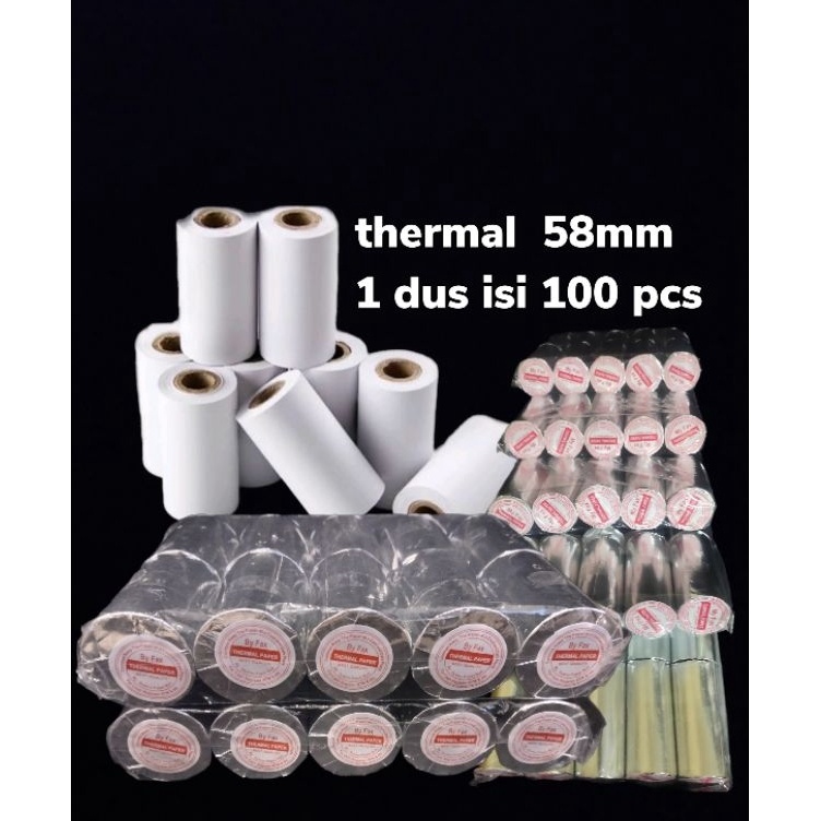 

Paling Top Kertas kasir thermal Edc 5758x3 paket 1 Pcs