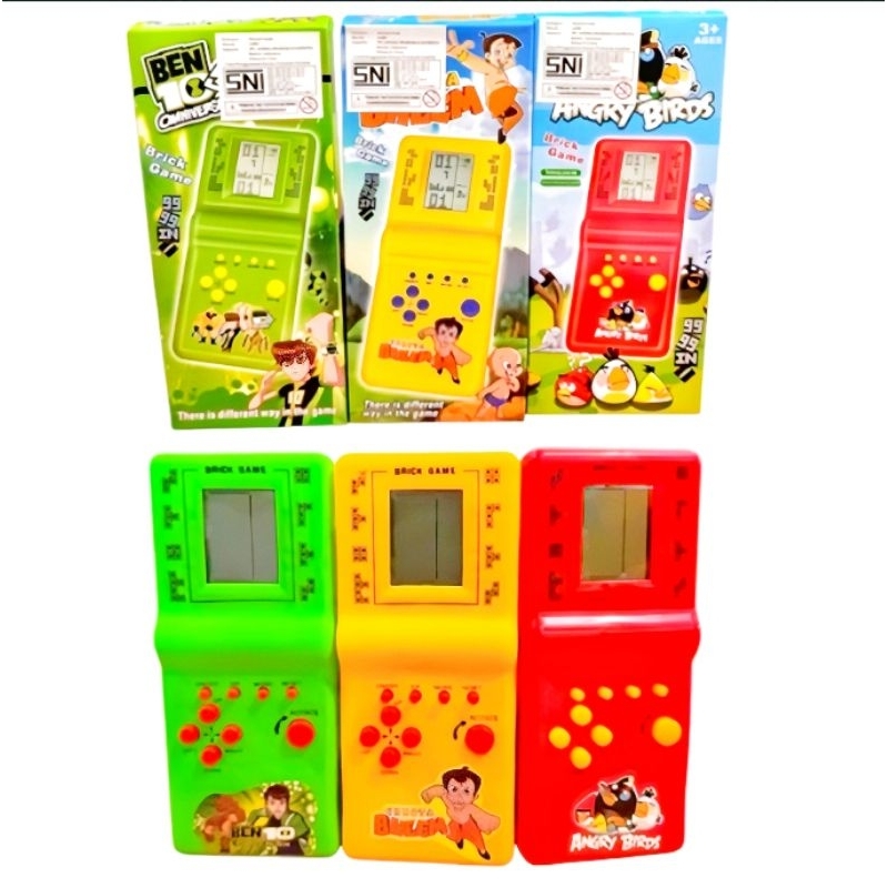 Mainan Anak Gembot,Mainan Jadul Game Boy,Game Gimbot Susun Balok