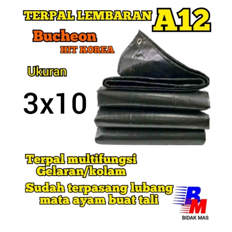 Terpal Lembaran Bucheon Hit Korea Ukuran 3x10