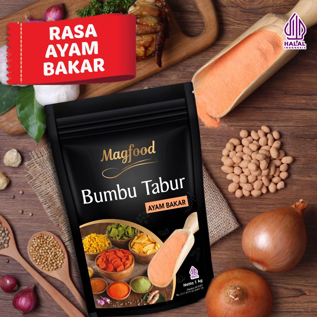 

Magfood Bumbu Tabur Ayam Bakar 100 Gr