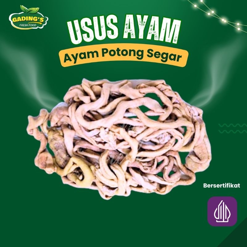 

[GADING FRESH] Ayam Potong Segar Usus Ayam 1KG