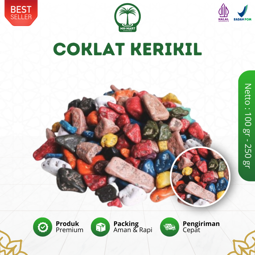 

Coklat Kerikil 100gr - 1 KG Cokelat Batu Arab Krikil Oleh Oleh Haji dan Umroh