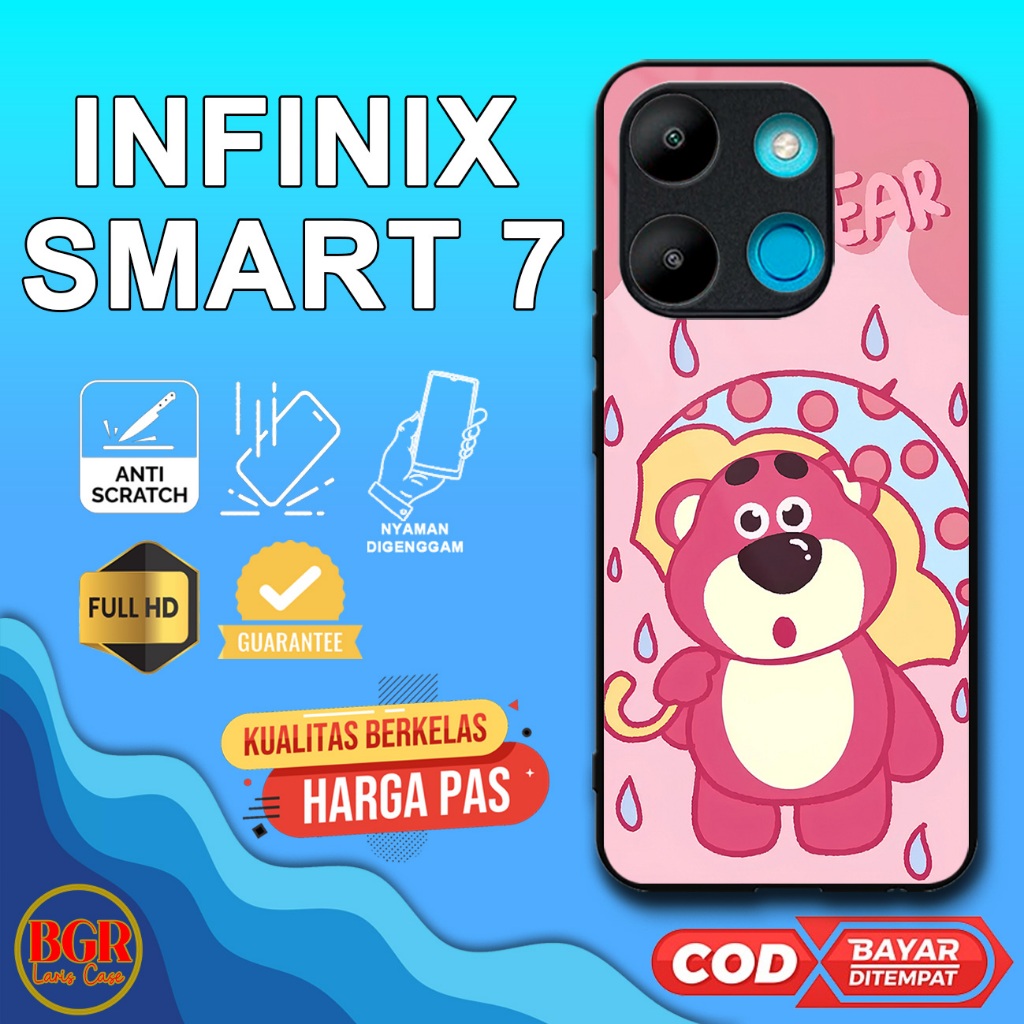 Case Infinix Smart 7 Terbaru [ LOTSO ] Casing Infinix Smart 7 Hardcase Softcase Glossy BgrLarisCase