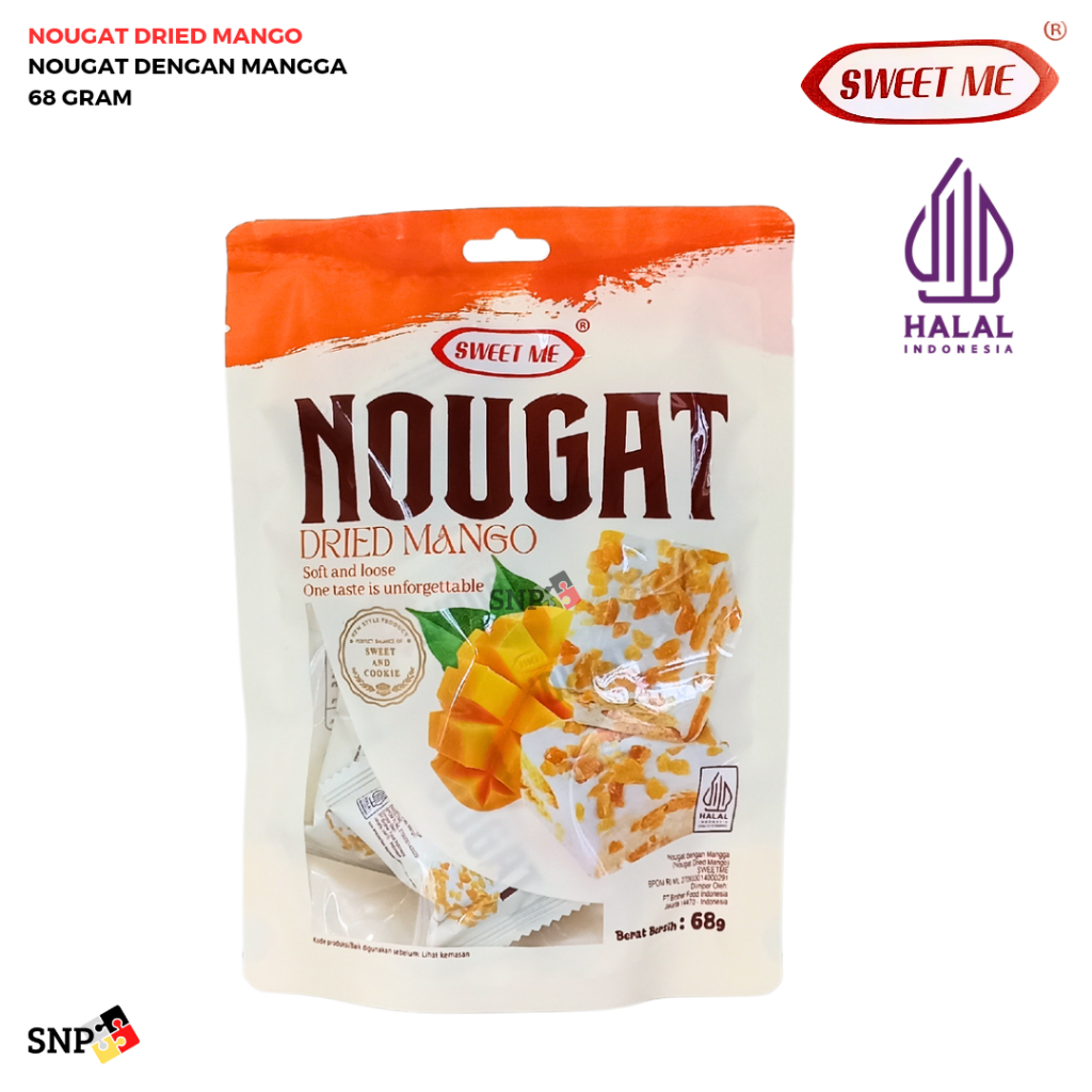 

SWEET ME SNACK KUE CAKE NOUGAT DRIED 68 GRAM