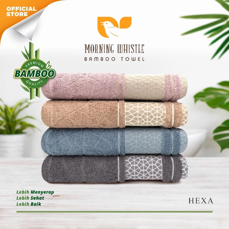 Whistle Morning Bamboo Towel hampers handuk kado nikah