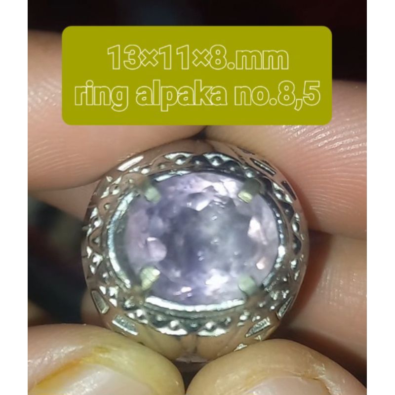 natural kecubung Kalimantan(gosokan cutting)