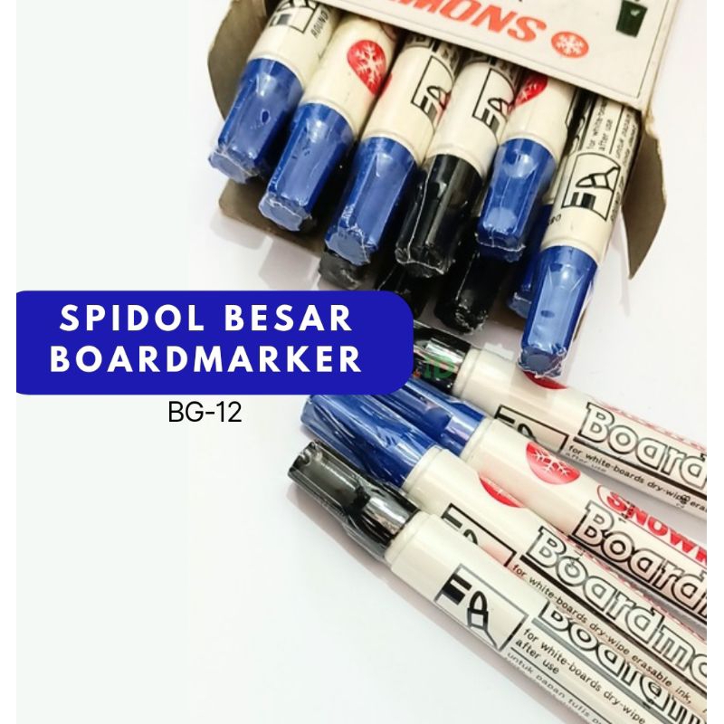

Spidol Papan Boardmarker dan Permanen AG -12 BG-12/ Spidol besar Permanen / Spidol papan tulis snowman besar