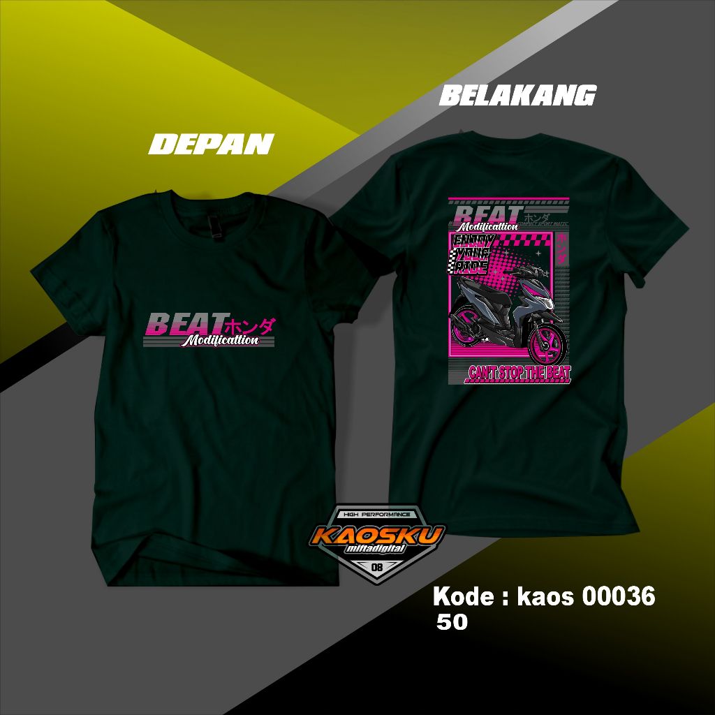 Kaos Racing Beat Modifikasi kaos Distro Baju keren Terbaru racing