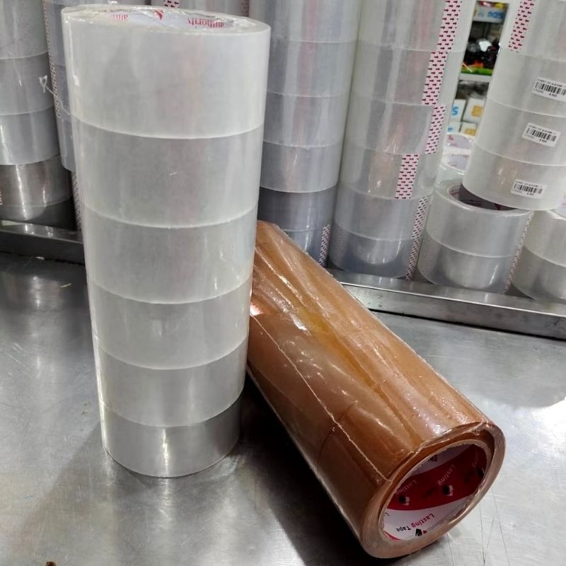 

Lakban Promo Bening dan Cokelat 48mmx90yard