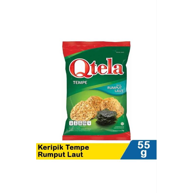 

QTELA KERIPIK TEMPE RASA RUMPUT LAUT 55 GR