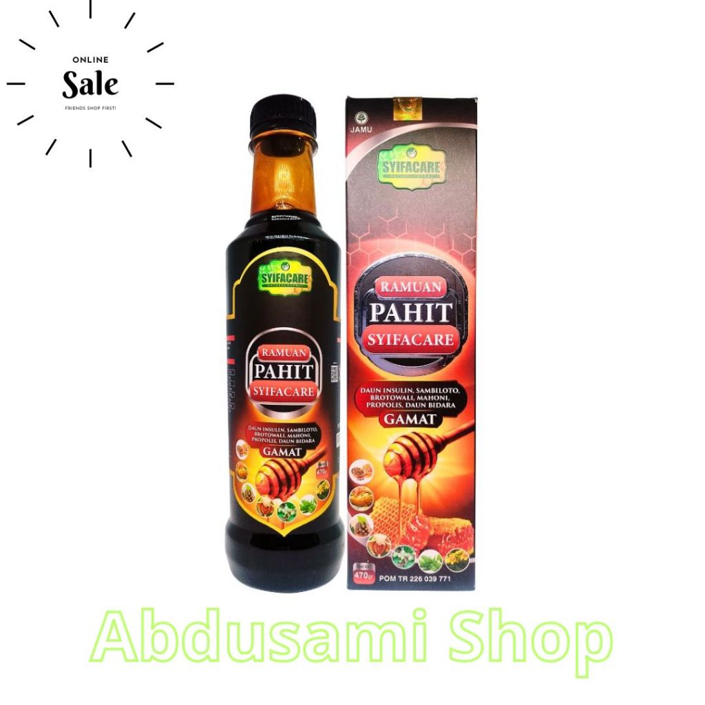 Madu Ramuan Pahit Syifacare Asli Madu Hitam Pahit Plus Propolis Gamat Insulin