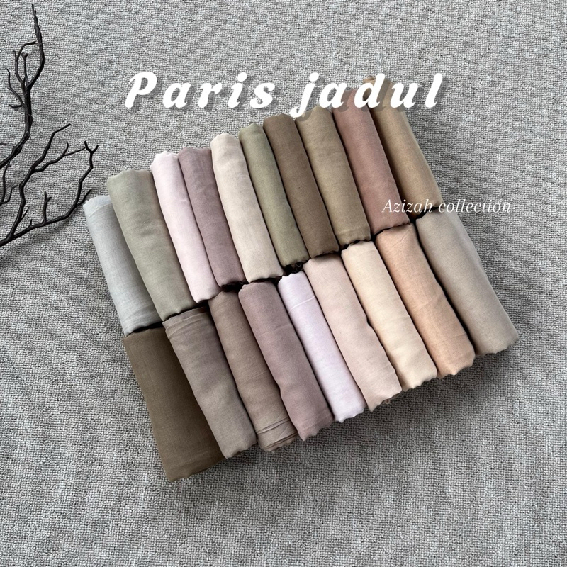 Hijab Segi Empat Paris jadul / Jilbab Paris Jadul Old  By Azizah Collection