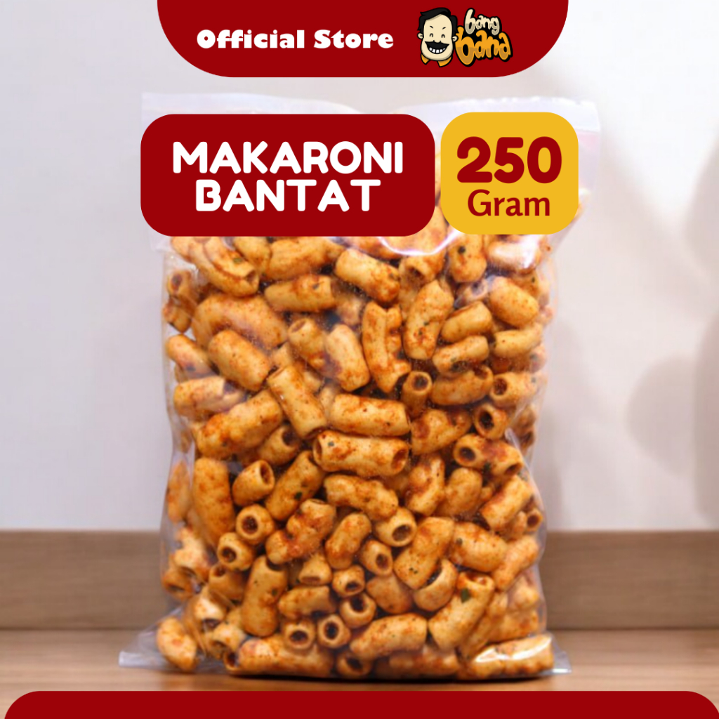 

Makaroni Bantet Pedas Cikruh Makroni Bantat Kemasan 250 Gram
