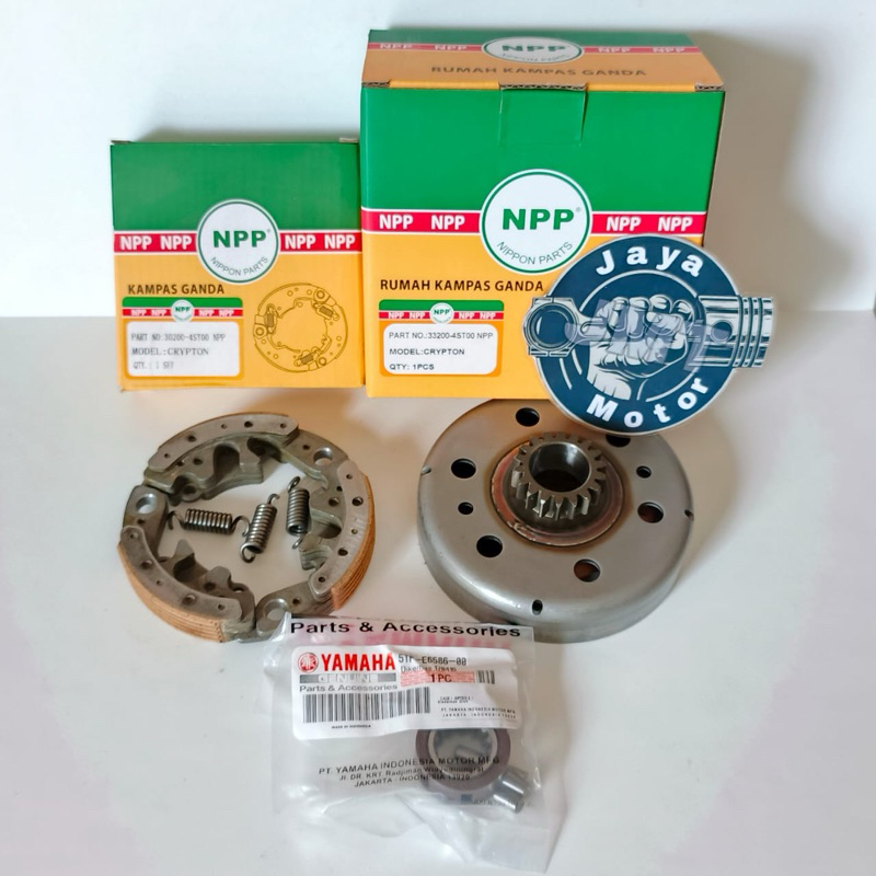 Rumah mangkok kampas ganda otomatis Plus kampas ganda Crypton Vega Lama 4ST Plus Cage Npp