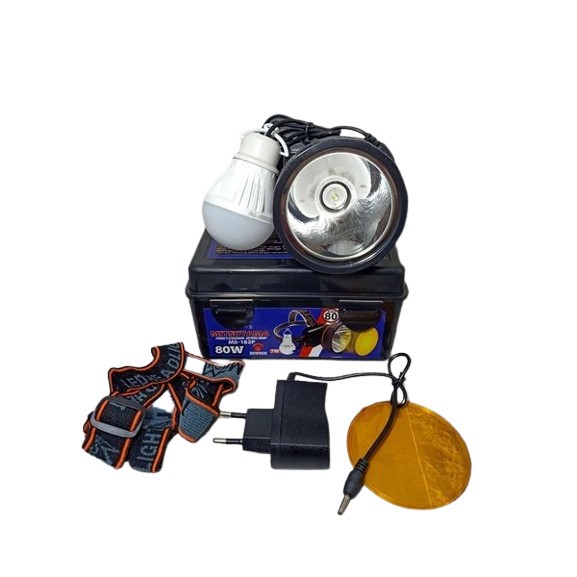 Senter Kepala 80 Watt Plus Bohlam Mitsuyama Ms-182P