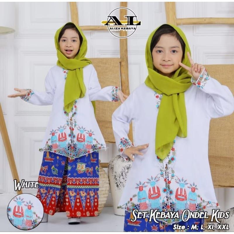 RB setelan kebaya encim anak//encim anak betawi //kebaya anak SD