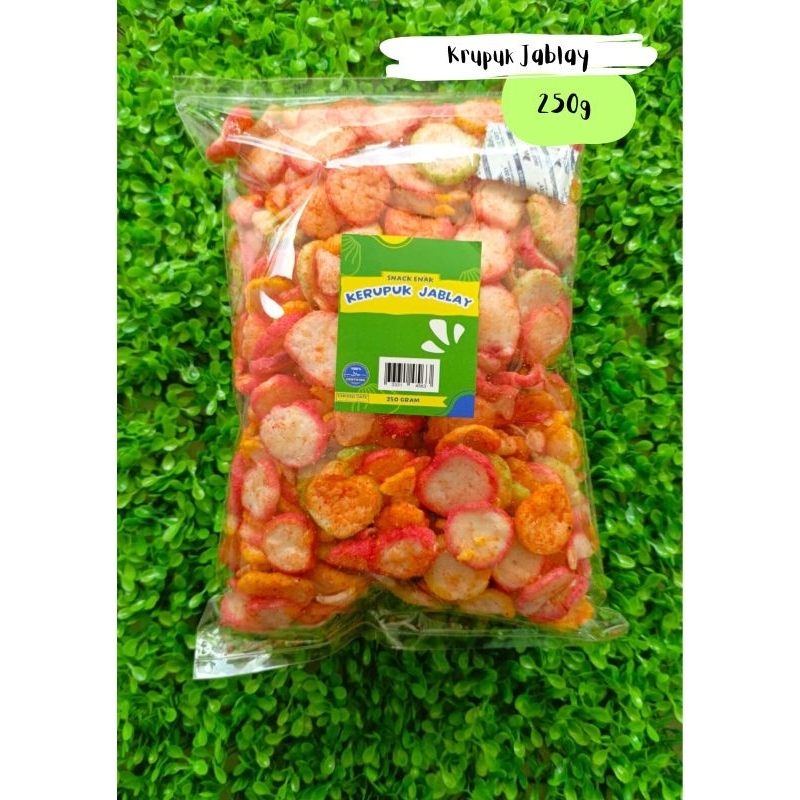 

SNACK ENACK - KERUPUK JABL*Y 250GR cemilan murah jajan enak