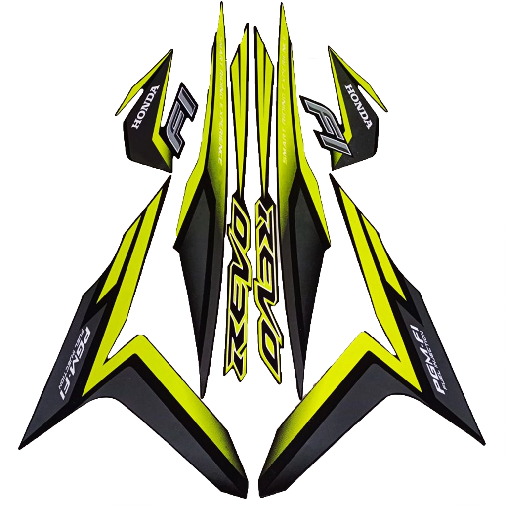 Stiker Striping Standart Revo FI 2016 | Stiker Body Honda Revo FI 2016 | Termurah & Berkualitas