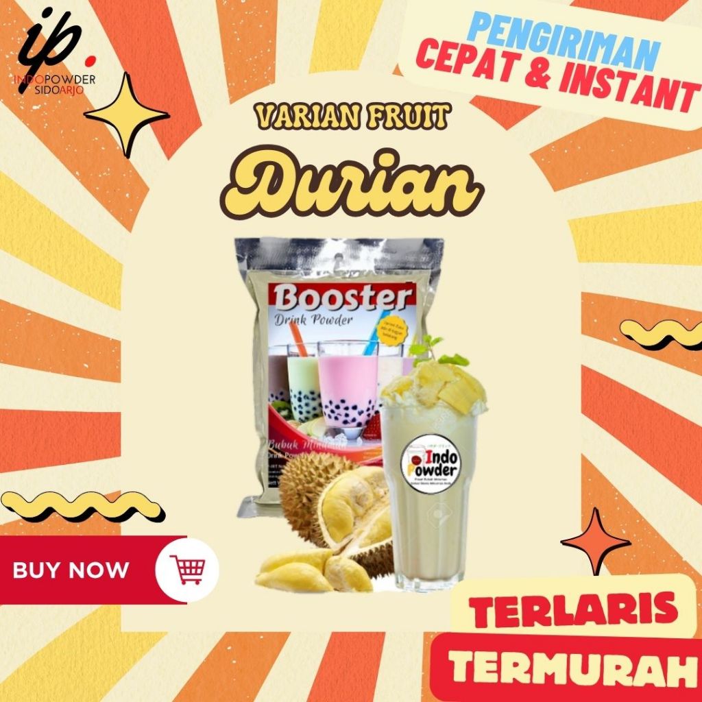

Bubuk Minuman DURIAN 1Kg - DURIAN Bubuk 1Kg - DURIAN Powder Instant 1Kg / INDOPOWDER / BOOSTER