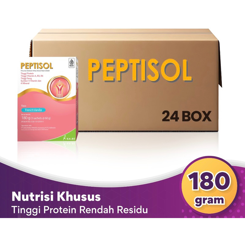 

Bundle 24 Box Peptisol - Susu Tinggi Protein Rendah Residu