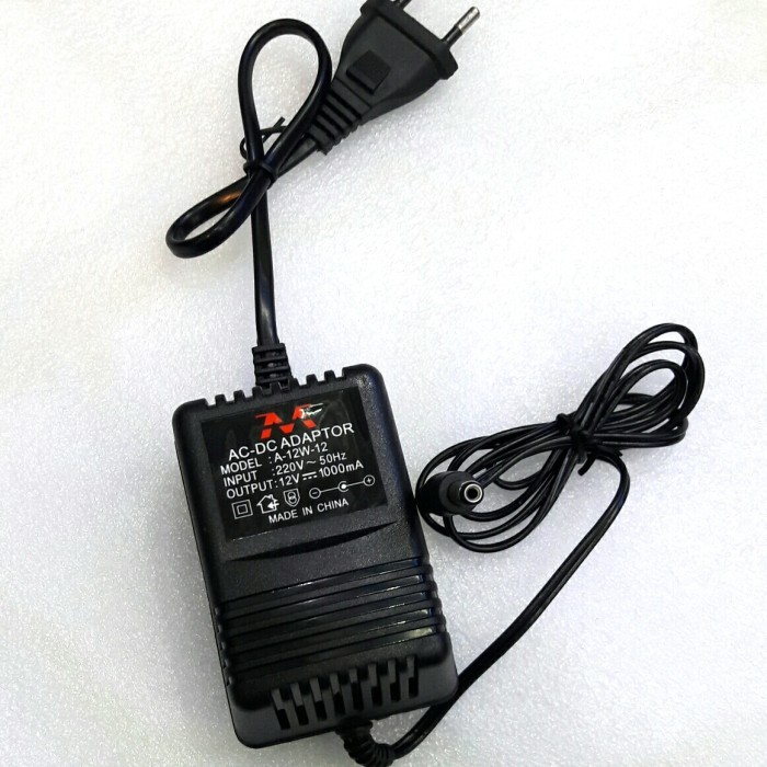 ADAPTOR 12V 1A TRAFO A-12W-12