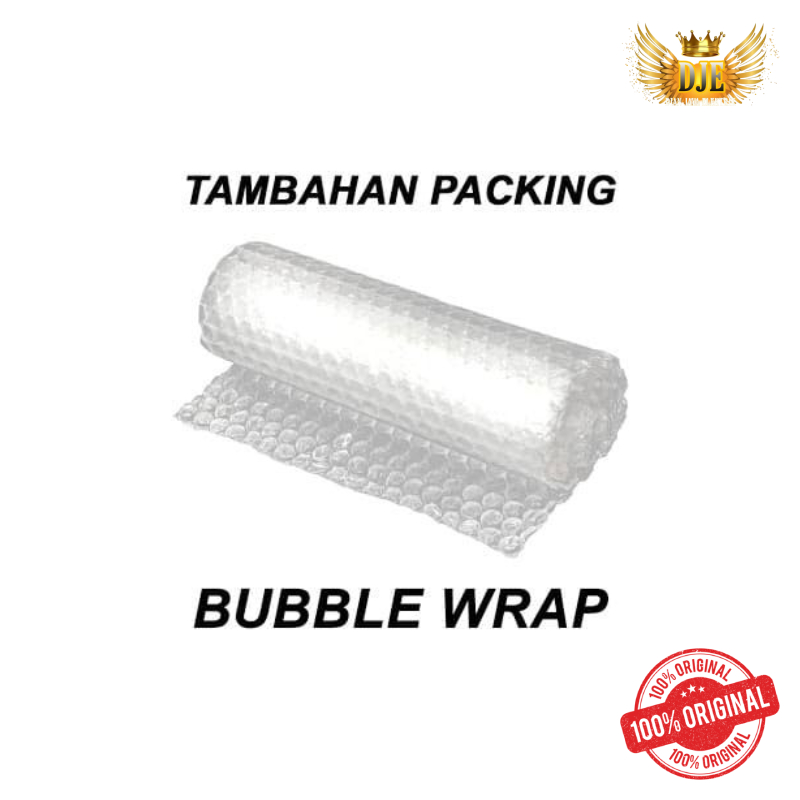 

Bubble wrap extra supaya aman