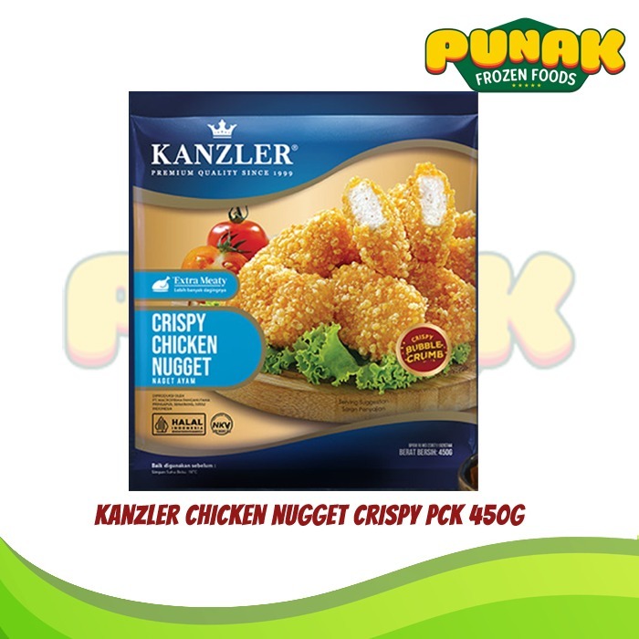 

KANZLER CRISPY CHICKEN NUGGET NUGGET AYAM KRISPI (450 Gram)