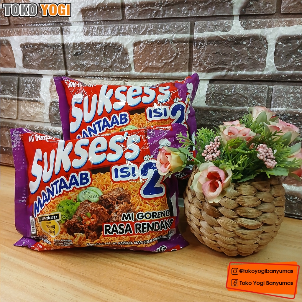 

SUKSES'S ISI 2 MANTAAB GORENG RENDANG 132g