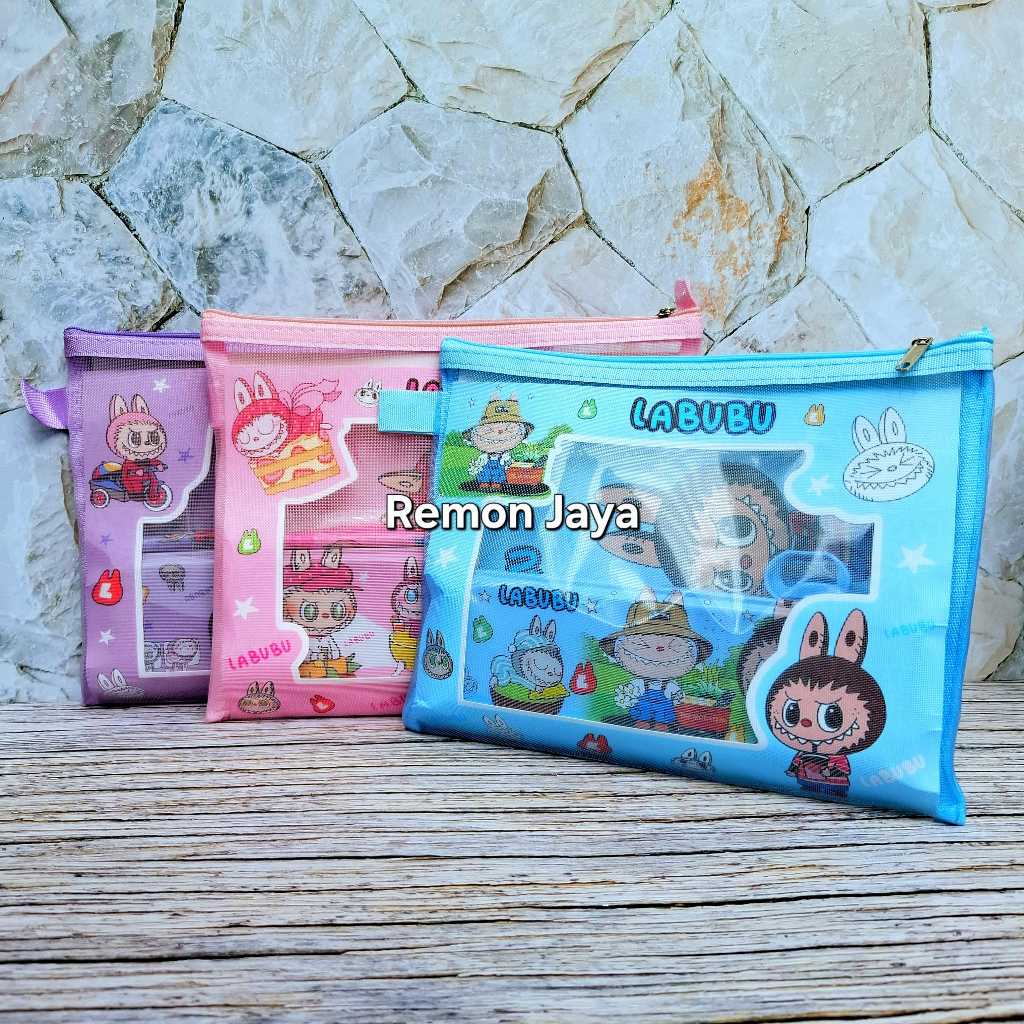 

7IN1 Pensil Set Alat Tulis Anak Lucu / Study Set Penghapus Untuk Tempat Pensil Buku Tulis Labubu [UKURAN BESAR]
