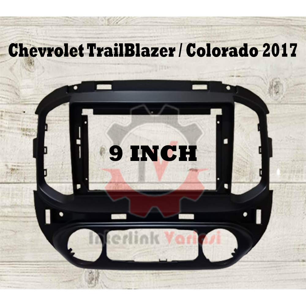 Frame head unit android Chevrolet Colorado Trailblazer 2017 9 inch