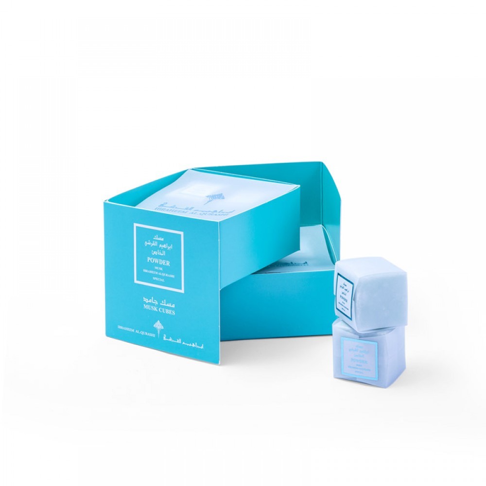 Musk Cubes Powder (1 cub) by Ibrahim Al Qurashi