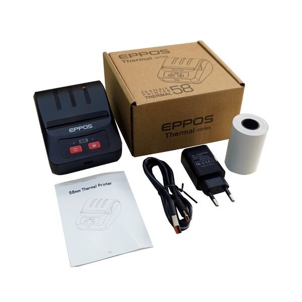 Mini Printer Bluetooth EPPOS EPX588 V.2 cocok untuk alat kasir struk maupun resi original dan bergar