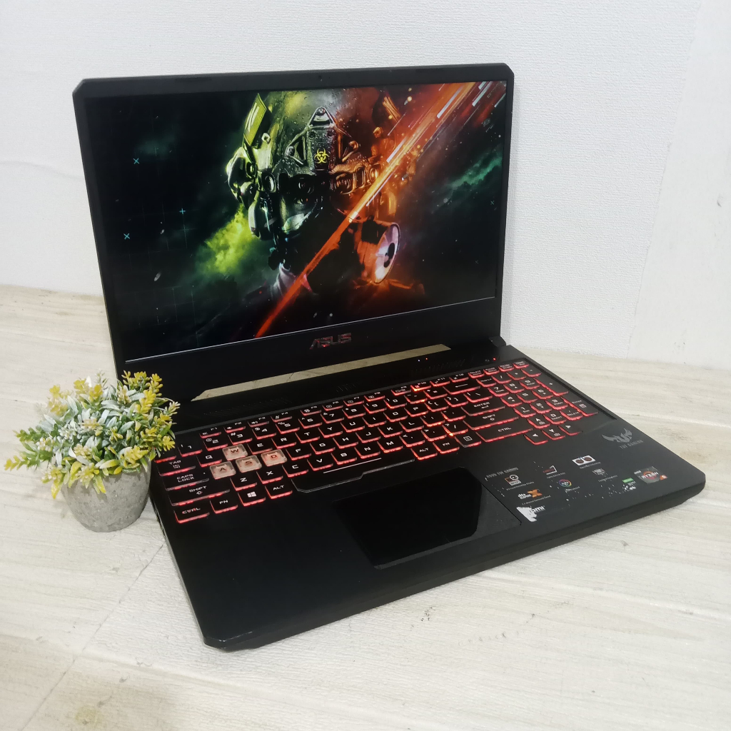 LAPTOP ASUS TUF GAMING/DESAIN FX505DT RYZEN 5 3550H RAM 8GB SSD 256GB+hdd 1TB GEFORCE GTX 1650 RGB