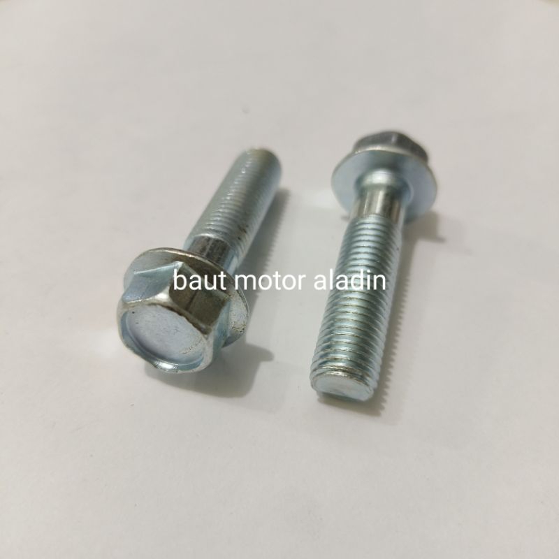 Baut Topi/Flange Bolt 14/M10x40mm Kunci 14